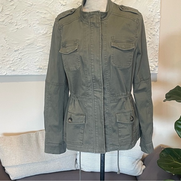 Express Army Green Utility Jacket Women’s Size Medium NWT - Picture 1 of 11